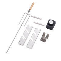 Portable Stainless Steel Folding BBQ Grill for Outdoor Camping and Family Gatherings
