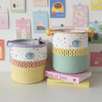 Handwoven Storage Basket for Desk and Home Decor