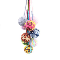 Catnip Yarn Ball Toy with Bell for Kittens and Adult Cats, Interactive Plush Pet Toy