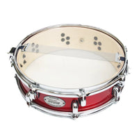 Jinbao 14-inch Birch Snare Drum for Drum Kits, Cherry Red