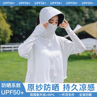 Women's UPF 50+ Sun Protection Cape Jacket for Outdoor Activities
