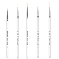 A·HER·N Crystal Handle Nail Art Liner Brush for Painting and Detailing