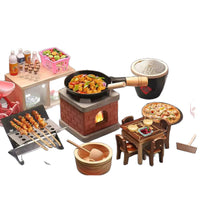 Mini Kitchen Playset with Real Cooking Function for Girls 6-10 Years Old