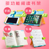 Cartoon Adjustable Book Stand Reading Holder Multi-functional Portable Document Holder
