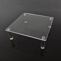 Multifunctional Single-Tier Acrylic Display Riser for Figures and Collectibles
