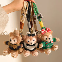 Plush Doll Keychain Bag Charm Backpack Pendant Birthday Gift