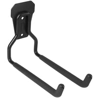 Heavy Duty Iron Wall Hooks for Garage Storage, Bicycle Helmet, Hose, and Tool Organization