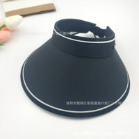 Women's Summer Empty Top Sun Hat with Wide Brim UV Protection for Outdoor Activities