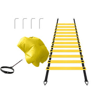 Agility Ladder Training Set with Cones and Discs for Kids' Taekwondo and Soccer Training