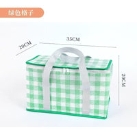 Insulated Picnic Basket Bag for Outdoor Camping and Food Storage