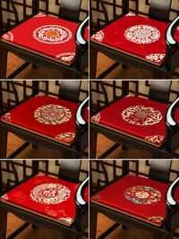 New Chinese Style Solid Wood Sofa Cushion Tea Chair Seat Pad for Dining Chairs and Armchairs