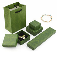 Diamond Pattern Lid-and-Base Jewelry Gift Box for Rings, Earrings, Bracelets, Necklaces, Pendants