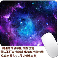 Tempered Glass Gaming Mouse Pad, Smooth Integrated Design, Explosion-Proof