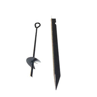 Galvanized Steel Ground Anchor for Camping Tents - Spiral Pegs for Outdoor Securing