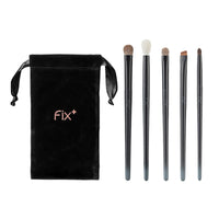 Fisgarfen 5-Piece Pony Hair Eyeshadow Brush Set for Eye Makeup