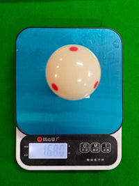 Kuilin 57.2mm American Pool Cue Ball, A-Grade White Ball with Six Red Dots, 2-1/4