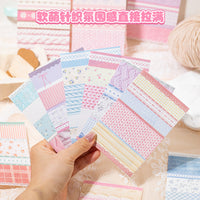 Yuxian A7 Gentle Interwoven Fabric Texture Notebook for Journaling and Decoration