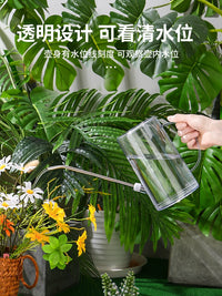 Long Spout Stainless Steel Watering Can for Indoor Outdoor Plants