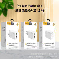 120W USB-C PD & USB Multi-Port Fast Wall Charger for Phones & Tablets