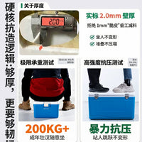 Outdoor PU Insulated Cooler Box for Camping Fishing and Food Storage
