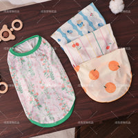 2025 New Pet Dog Cat Summer Thin Anti-Shedding Clothes for Small Medium Large Breeds