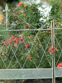 Vintage Iron Garden Fence Panel Decorative Outdoor Border Edging