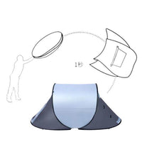 Pop-Up Beach Tent with UV Protection and Mosquito Netting, Foldable Outdoor Camping Shelter