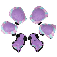 Kids' Protective Gear Set for Balance Bike, Skateboard, and Roller Skating - 6 Pieces with Rivets