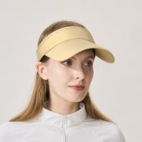 Summer High-Elastic Running Cycling Sun Visor Hat for Men and Women, Outdoor Sports Ice Silk Sun Protection Cap