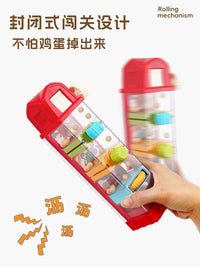 Montessori Farm Adventure Cause-and-Effect Busy Board for Toddlers, Educational Sensory Toy for Boys and Girls