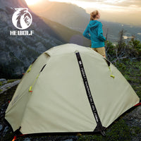 Professional All-Aluminum Pole Double-Layer Rainproof Tent for Outdoor Camping Hiking and Mountaineering