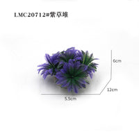 Aquarium Plastic Plant Decorations, Artificial Water Grass Ornament for Fish Tank Landscape