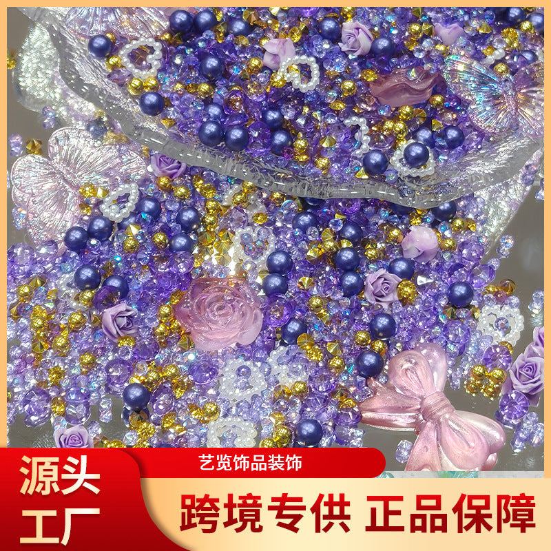 DIY Irregular Nail Art Glitter Flakes for Phone Case Decoration & Scrapbooking, 50ml/100ml