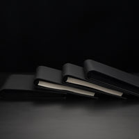A5 PU Leather Loose-Leaf Notebook with Black Cardboard Pages, Creative Business Organizer