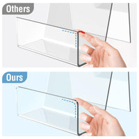 Acrylic Display Stand for Books, Tablets, Phones, and Postcards