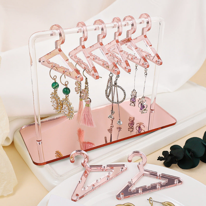 Hanging Acrylic Earring Holder, Dresser-Style Earring Organizer and Display Stand