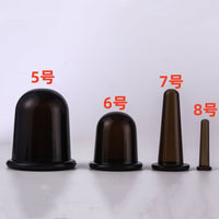 Silicone Cupping Set for Home Use - Transparent Negative Pressure Cupping Device with Massage Scraping Function