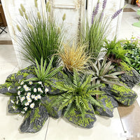 Artificial Mossy Rock Ornament for Landscaping and Decor