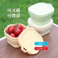 Collapsible Silicone Bowl and Cup Set for Travel and Outdoor Dining, Portable Noodle Bowl for Kids and Adults