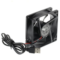 QiSU DC 8025 5V USB Silent Cooling Fan for Routers Set-top Boxes
