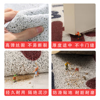 Cartoon Pet PVC Coil Mat for Entryway, Cuttable Non-Slip, Dirt-Resistant, Cat Litter Mat