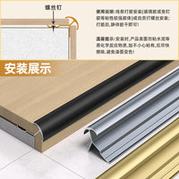 Aluminum Alloy Round Corner Trim for Wall Panels, Wood Veneer, and Fireproof Boards