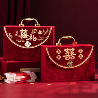 Engagement Dowry Money Box Wedding Proposal Gift Box for Betrothal Presents Hot Stamping Cash Gift Container