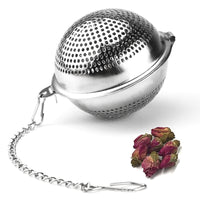 5.2cm Stainless Steel Mesh Tea Infuser Ball with Chain for Loose Leaf Tea