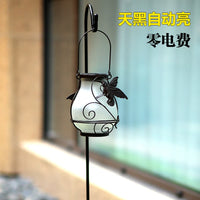 Shepherd Hook Outdoor Garden Iron Ground Stake for Solar Lanterns and Decorations