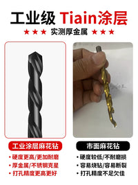 Cobalt Hex Shank Twist Drill Bit Set for Stainless Steel and Hard Metals