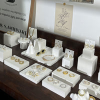 Jewelry Display Stand for Earrings Necklaces Rings - Showcase Countertop Organizer