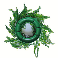 Spring Artificial Greenery Rose Sunflower Wreath European American Home Wall Decor Pastoral Fake Flower Silk Flower Hanging Ornament