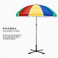 Large Outdoor Patio Umbrella Base Folding Cross Stand for Sunshade Advertising Umbrella