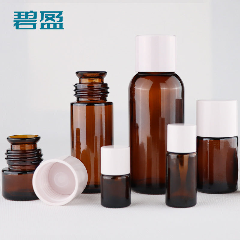 Empty Glass Perfume Sample Bottles with Cap, 10-120ml Essential Oil Vials